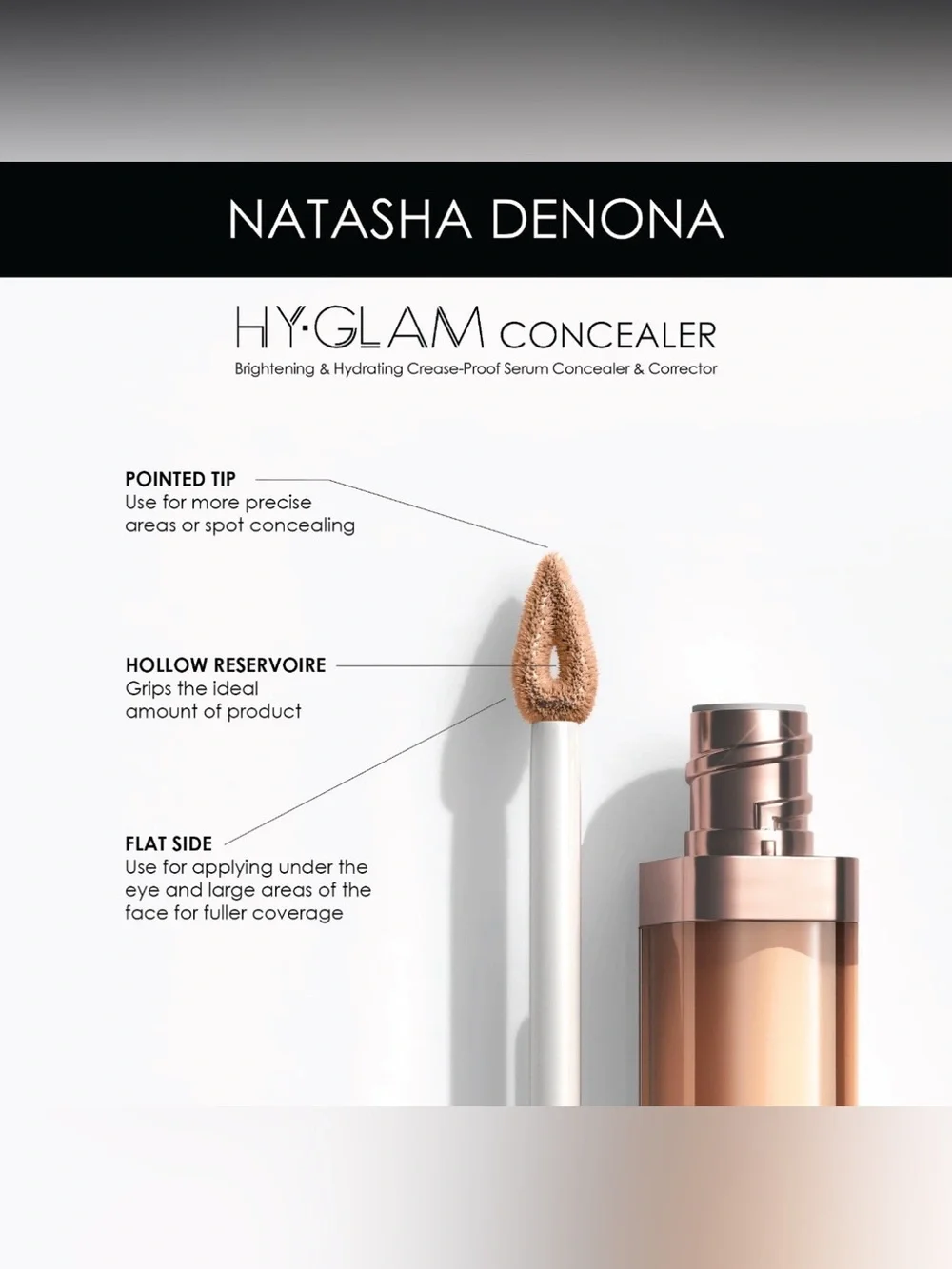 Natasha Denona HyGlam Brightening Concealer - YN9